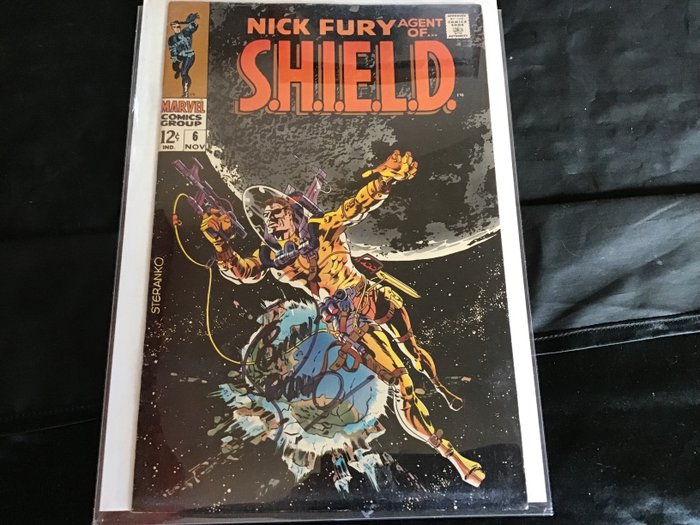 Nick Fury Agent of SHIELD 6 - Nick Fury - 1 Signed comic - First edition
