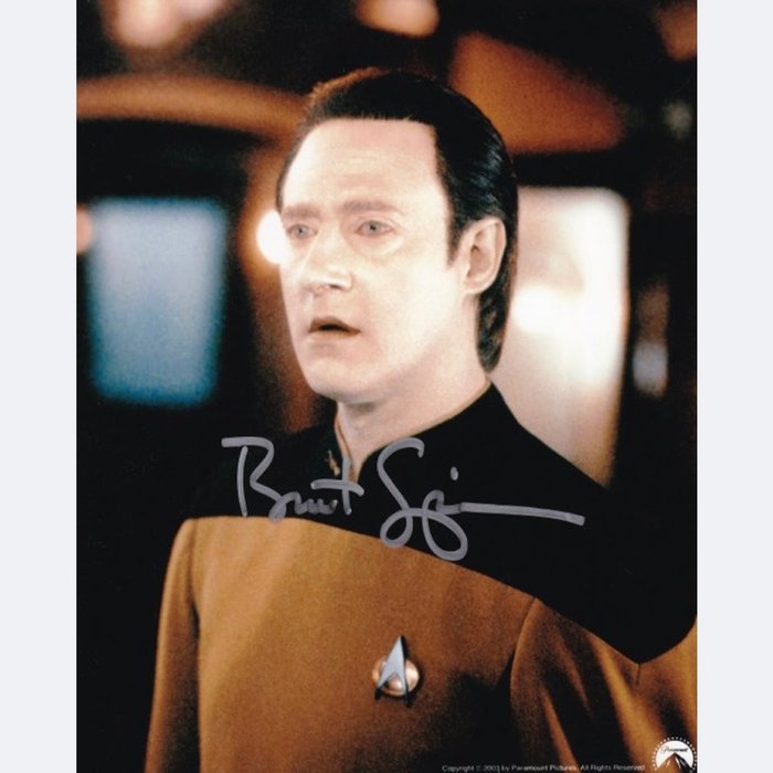 Star Trek - Signed by Brent Spiner (Data)