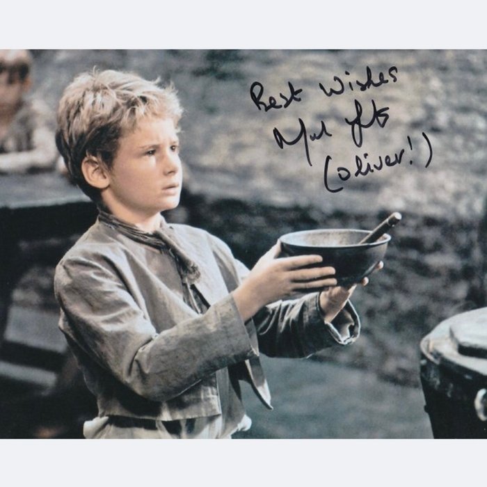 Oliver! - Signed by Mark Lester (Oliver Twist)