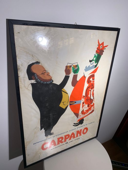 sconosciuto - Manifesti originale Carpano - Lata 60.
