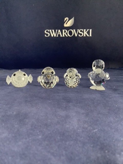 Swarovski - Setje kleine beestjes - Diverse ontwerpers - Figuriini - Kristalli