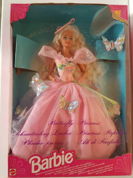 Mattel  - Barbie dukke Butterfly Princess - 1990-2000 - Kina