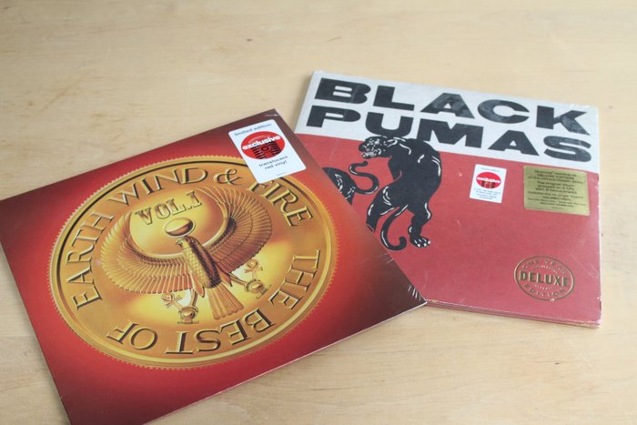 Earth Wind & Fire + Black Pumas - The Best of 1LP / Black Pumas 2LP - Album LP (article autonome) - Vinyle de couleur - 2024