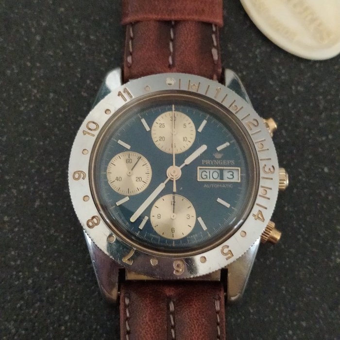 Pryngeps - automatic chronograph - 沒有保留價 - 男士 - 1980-1989