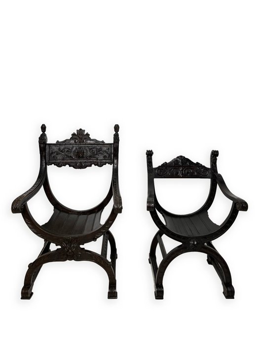 扶手椅子 (2) - 胡桃木