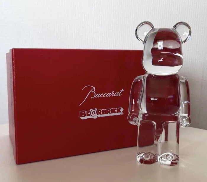 Medicom Toy Bearbrick in Baccarat Crystal with Box - 玩具人偶 - 水晶