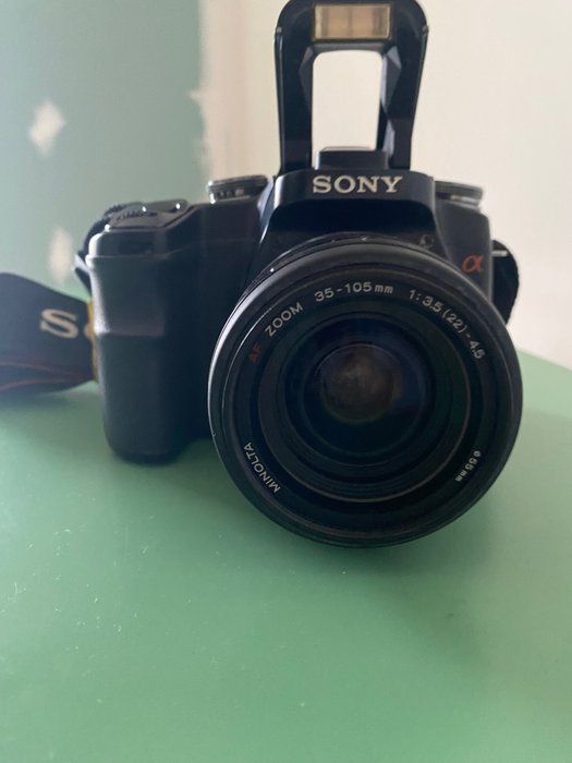 Sony A100 + Minolta AF zoom 35-105 Digitale reflex camera (DSLR)