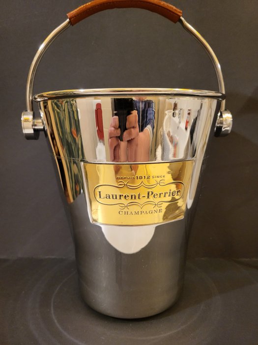 Laurent-Perrier - Champagnerkühler (1) - Edelstahl-Leder