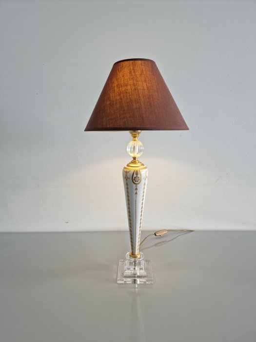 Giulia Mangani - Lampa - Modell - Lilium - Brons, Guld, Kristall, Porslin