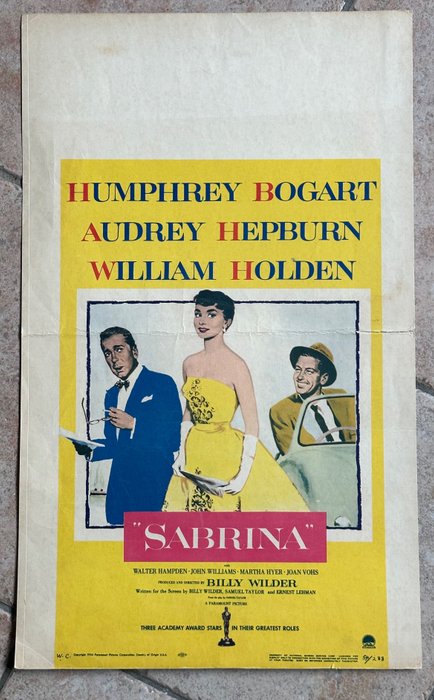 Movie poster vintage with Audrey Hepburn - Audrey Hepburn