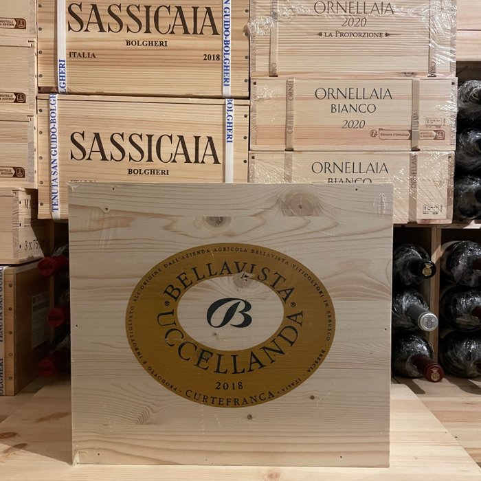 2018 Bellavista, Uccellanda Curtefranca Bianco DOC - Franciacorta - 6 Bottles (0.75L)
