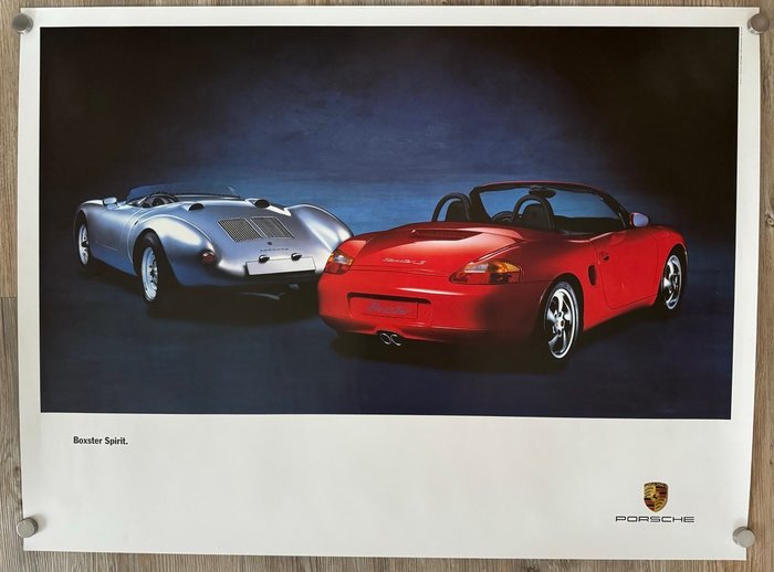 Porsche - Original Poster Plakat Porsche Boxster Spirit, aus dem Jahr 1999, WVK 168 900 - Porsche