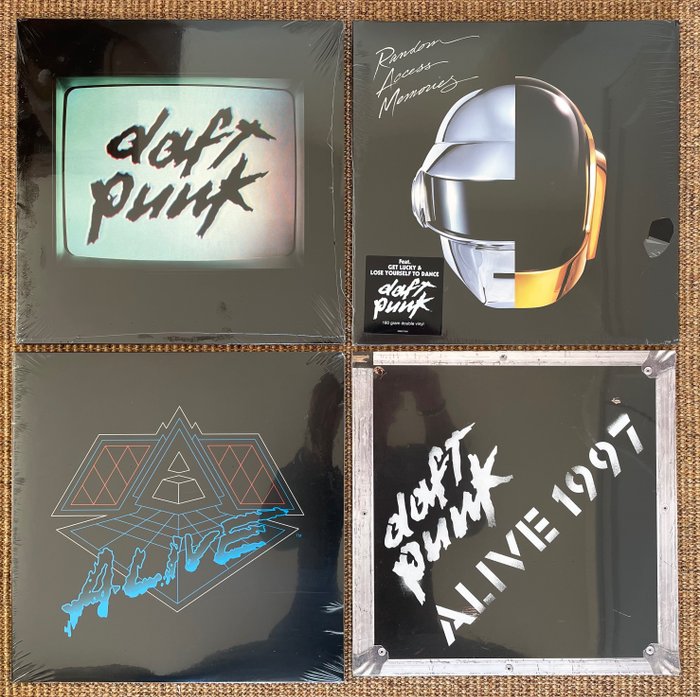 Daft Punk - Daft Punk / Random Access Memories / Alive 1997 / Alive 2007 - 多个标题 - LP 专辑（多件品） - 2014