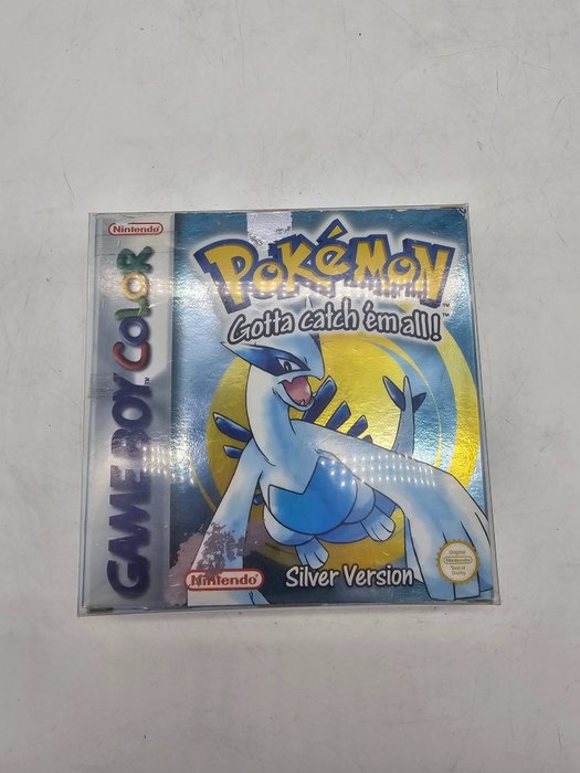 Nintendo - Rare Pokemon Silver  Version - Gameboy Classic - Videospill - I original eske