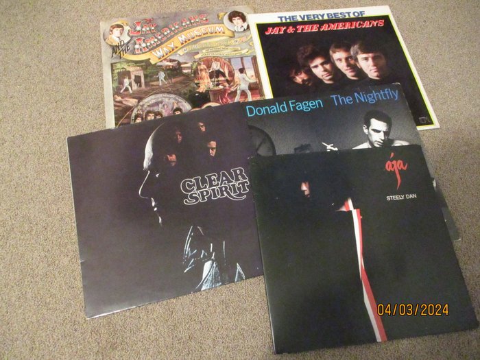 Steely Dan & Related, (Donald Fagen, Spirit, Jay & the Americans) - Diverse titels - LP albums (meerdere items) - 1970
