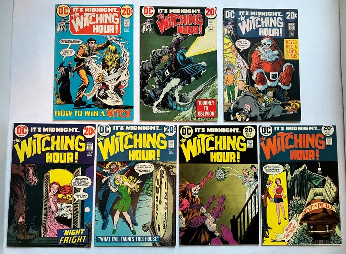The Witching Hour - #26, 27, 28, 30, 32, 36, 37 - 7 Comic - 1973