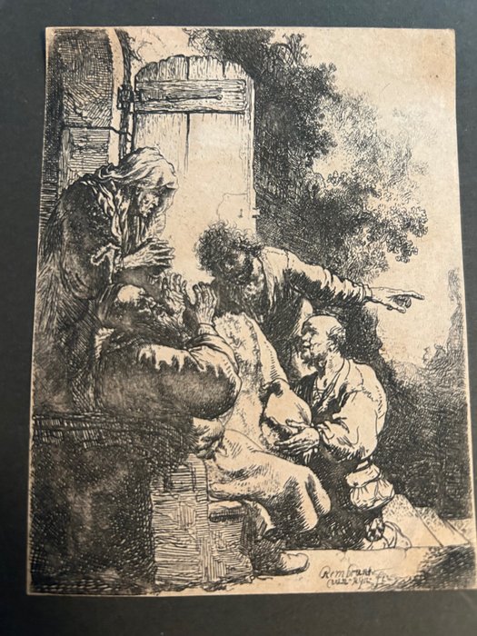 Rembrandt Van Rijn (1606-1669) - Il mantello di Giuseppe portato a ...