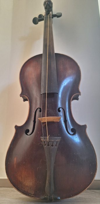 Löwenkopf Geige - Labelled "Jacobus Stainer in Absam - prope Oenipontum 1680" mit Löwenkopf -  - Violine - Österreich