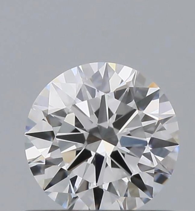 1 pcs 钻石 - 0.70 ct - 明亮型 - D (无色) - 无瑕疵的, Ex Ex Ex