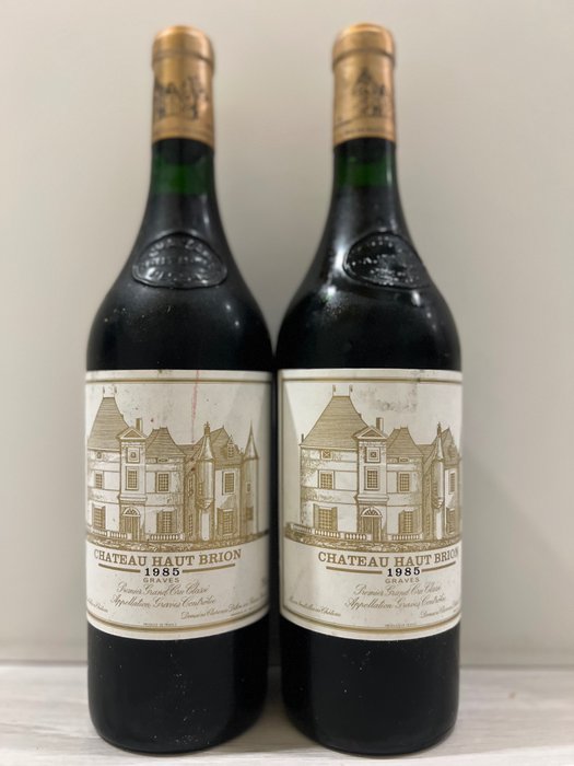1985 Château Haut-Brion - 佩薩克-雷奧良 1er Grand Cru Classé - 2 瓶 (0.75L)