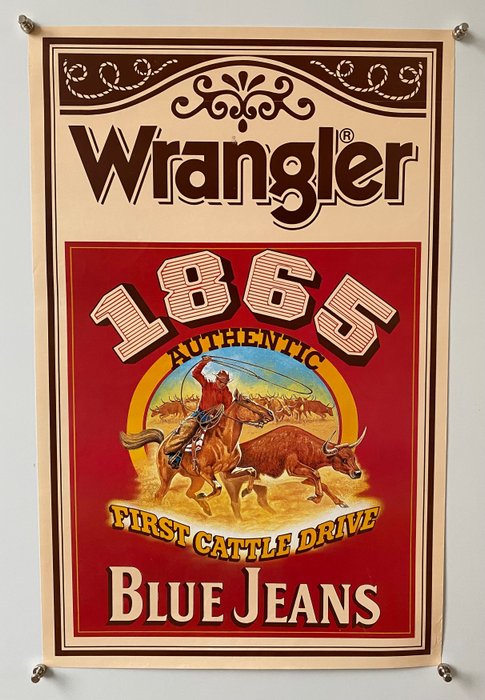 Wrangler - First cattle drive - 1865 - 1980s