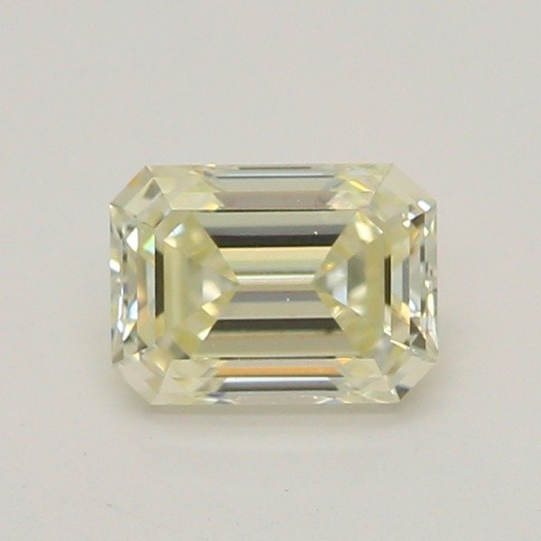1 pcs Diamant - 0.30 ct - Smaragd - N (getönt) - VS1