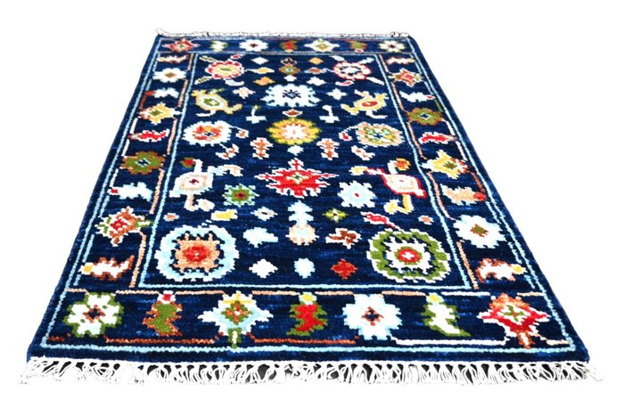 深藍色阿塞拜疆語 √ 未使用 - 小地毯 - 94 cm - 63 cm