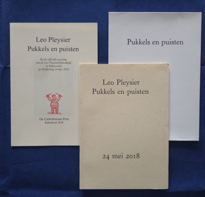 Leo Pleysier - Pukkels en puisten - 2018
