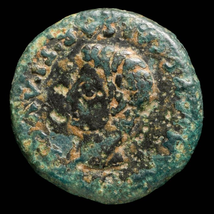 Hispanien, Italica. Tiberius (n.u.Z. 14-37). Semis - Head of Druso (Santiponce, Sevilla)