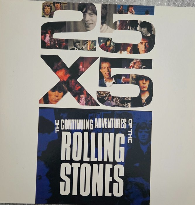De Rolling Stones - 25×5 the continuing adventures of rolling stones laserdisc japanese pressing - LP - 1989