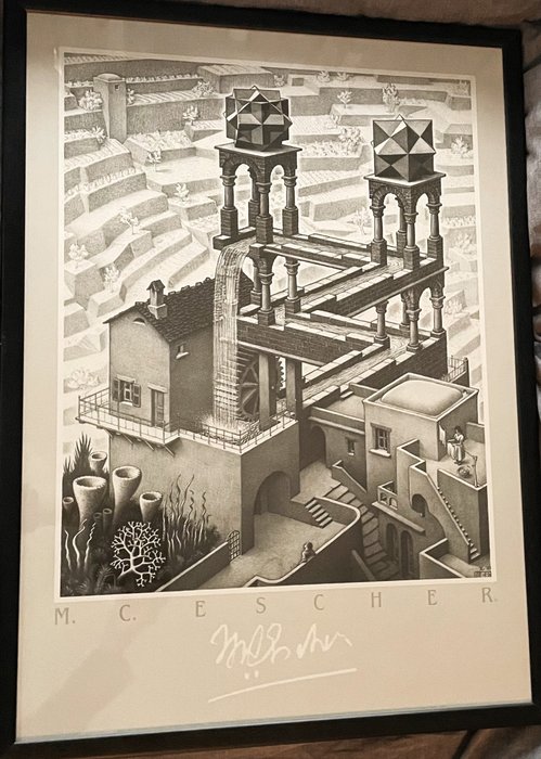 M.C. Escher (1898-1972) - Waterfall