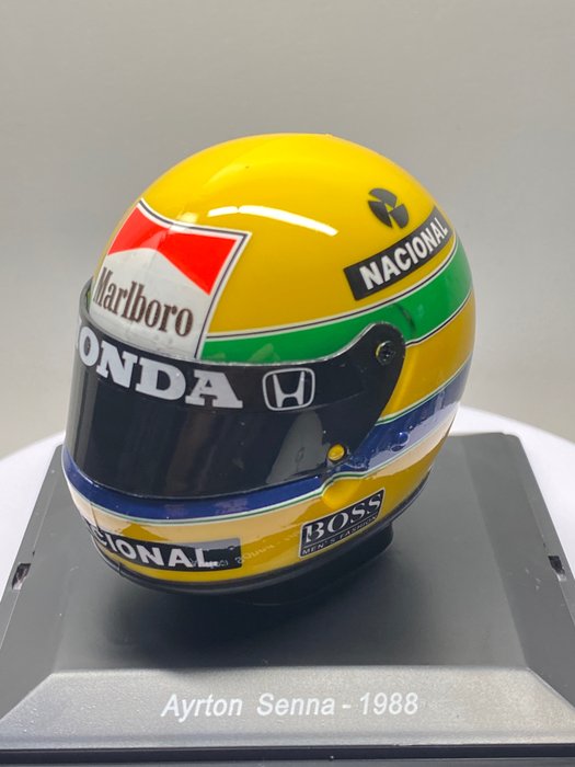 麥拿侖車隊 - 一級方程式 - 艾爾頓·冼拿 - 1988 - 賽車頭盔