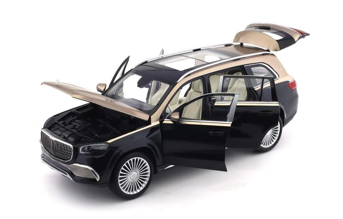 Paragon 1:18 - Model car - Mercedes-Maybach GLS 600 - HQ Precision Diecast model with 6 openings