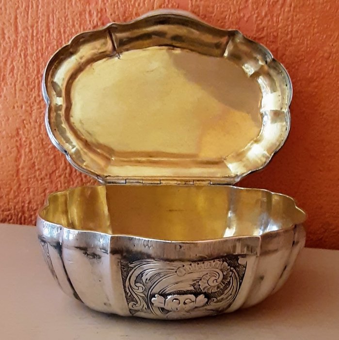 Snuff box - TABATIÈRE de LIÈGE JEAN-FRANÇOIS-TOUSSAINT WINAND - Silver, Gold (Vermeil)
