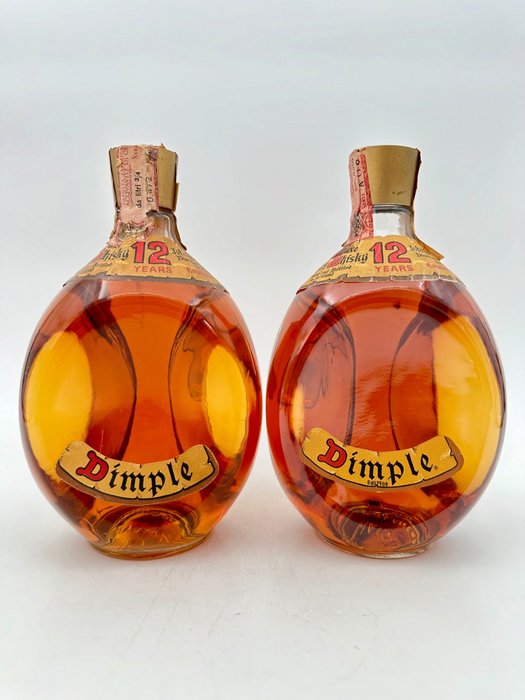 Dimple 12 years old - De Luxe - John Haig  - b. Anni ‘70 - 75cl - 2 bottiglie