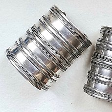 Two bracelets – Zilver – Turkmenistan – eerste helft 20e eeuw