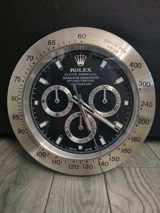 Reloj de pared - Concesionarios Rolex Daytona - Moderno - Aluminio - Posterior a 2020