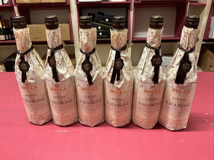 2017 Bolla, Le Poiane - Amarone della Valpolicella - 6 Bottles (0.75L)