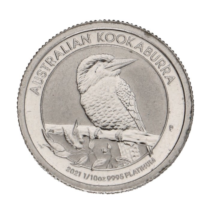 澳大利亚. 15 Dollars 2021 - ''Kookaburra'' 1/10 Oz