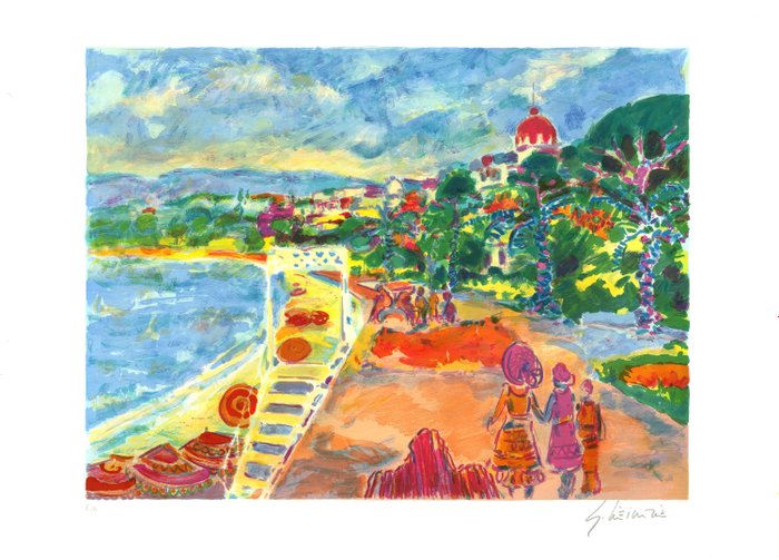 Gérard Vieillevie (1939-1992) - La promenade des Anglais