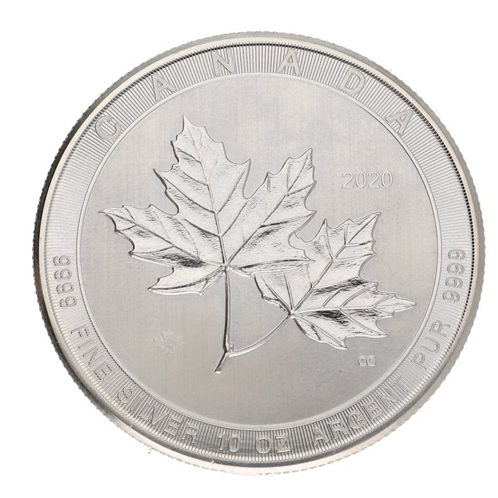 加拿大. 50 Dollars 2020 - ''Maple Leaf'' 10 Oz