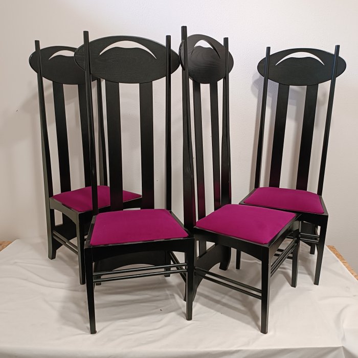 Alivar - Charles Rennie Mackintosh - Cadeira (4) - Argyle - Madeira