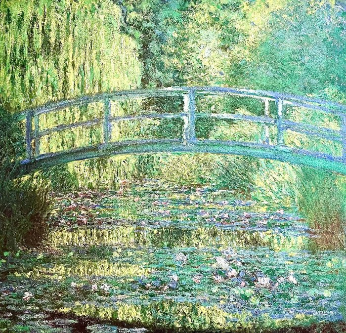 after Claude Monet (1840 - 1926) - Le Bassin aux nymphéas. Harmonie verte (1899) XXL - Δεκαετία του 1990