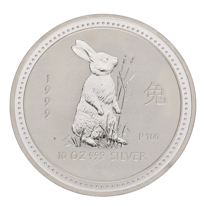 澳大利亞. 10 Dollars 1999 - ''Rabbit'' 10 Oz