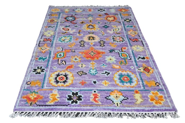 紫色阿塞拜疆語 √ 未使用 - 小地毯 - 93 cm - 67 cm
