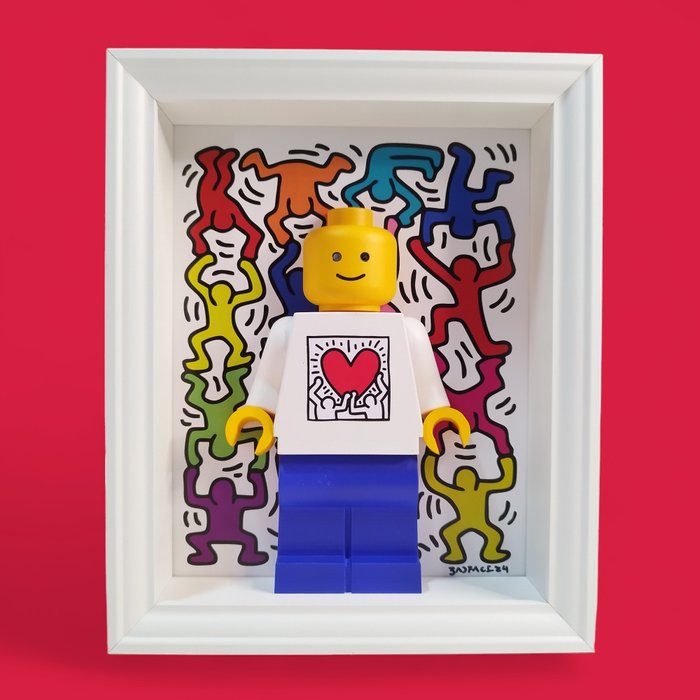 BADFACE (XXI) - Tribute to Lego Keith Haring Edition
