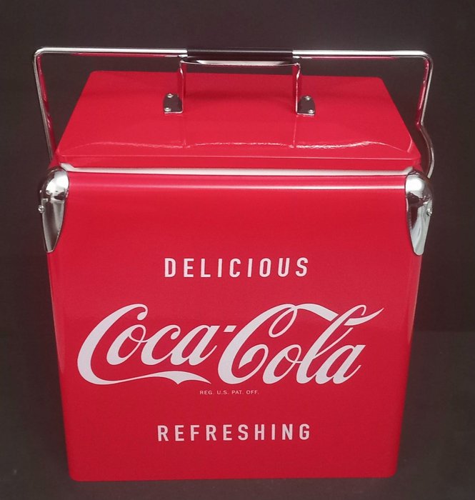 Coca Cola - Eiskübel -  Exklusiver Kühlschrank und Kühler in limitierter Auflage für die USA - Plastik