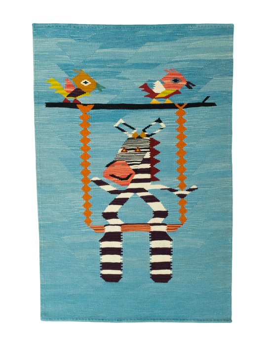 设计师基里姆 - 凯利姆平织地毯 - 148 cm - 97 cm