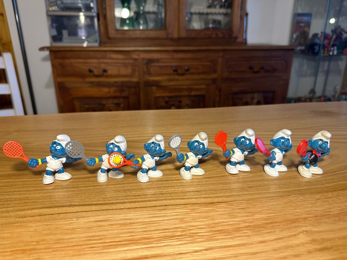 Themed collection - Smurfs n. 20049 Tennis Made in Germany 1978 - Bully, Schleich