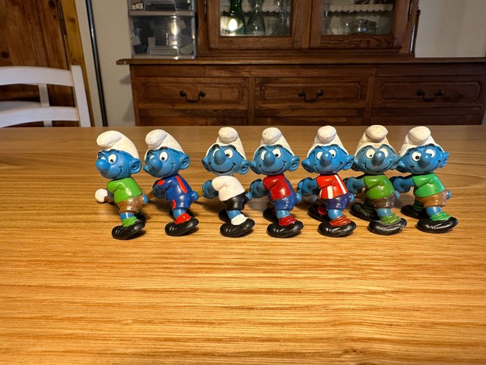 Themed collection - Smurfs n. 20133 Field Hockey Made in Germany 1981 - Bully, Schleich